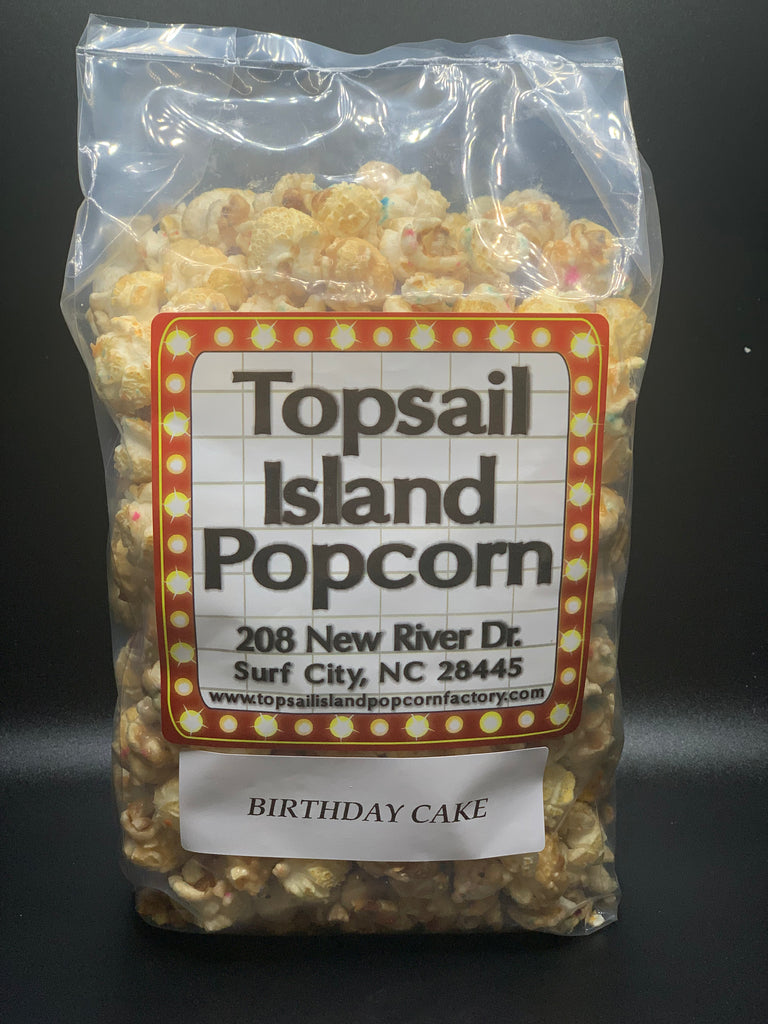 BIRTHDAY CAKE Topsail Island Popcorn Factory