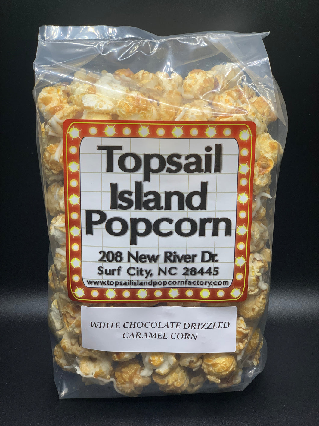 WHITE CHOCOLATE DRIZZLED CARAMEL